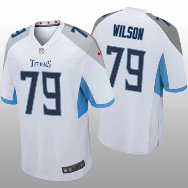 Men Tennessee Titans #79 Isaiah Wilson Nike White Game NFL Jersey